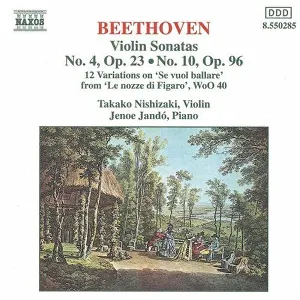 Pochette Violin Sonatas: No. 4, op. 23 / No. 10, op. 96