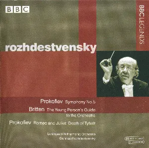 Pochette Prokofiev: Symphony no. 5 / Romeo and Juliet - Death of Tybalt / Britten: The Young Person's Guide to the Orchestra