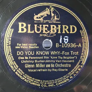 Pochette de Do You Know Why / Isn't That Just Like Love de Glenn Miller and His Orchestra