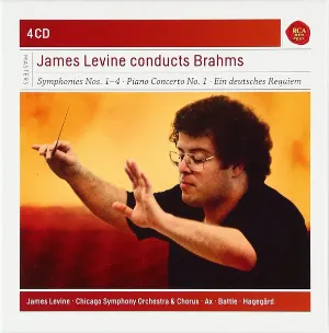 Pochette James Levine conducts Brahms