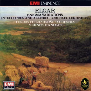 Pochette Enigma Variations / Introduction & Allegro for Strings / Serenade for Strings
