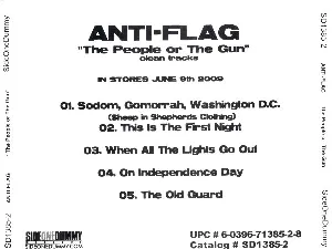Pochette de The People or the Gun de Anti‐Flag
