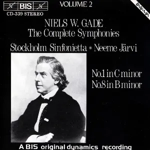 Pochette de The Complete Symphonies, Volume 2: No. 1 in C minor / No. 8 in B minor de Neeme Järvi - Niels Wilhelm Gade