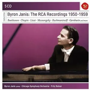 Pochette de Byron Janis: The RCA Recordings 1950-1959 de Fryderyk Chopin - Ludwig van Beethoven - Franz Liszt - Sergei Rachmaninoff - Chicago Symphony Orchestra - George Gershwin - Fritz Reiner - Byron Janis - Modest Mussorgsky