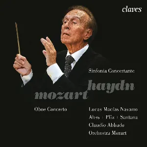 Pochette de Sinfonia Concertante / Oboe Concerto de Orchestra Mozart - Claudio Abbado - Wolfgang Amadeus Mozart - Joseph Haydn