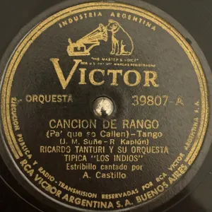 Pochette de Canción de rango / Moneda de cobre de Alberto Castillo