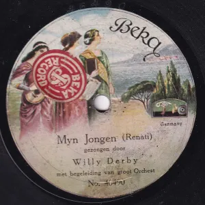 Pochette de Myn jongen / Gedenkt Uwe helden de Willy Derby