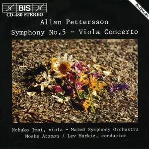 Pochette de Symphony no. 5 / Viola Concerto de Nobuko Imai - Malmö SymfoniOrkester - Allan Pettersson - Lev Markiz
