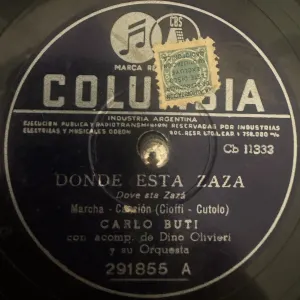 Pochette de Dove sta Zazà / Isotta de Carlo Buti