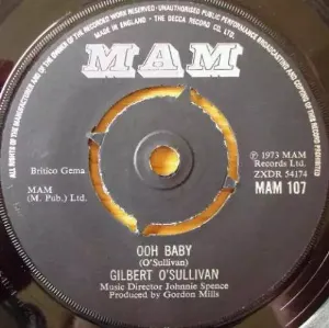 Pochette de Ooh Baby / Good Company de Gilbert O’Sullivan