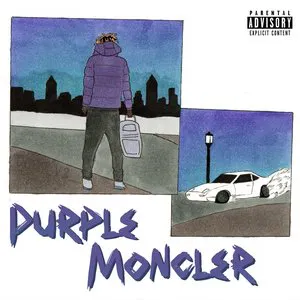 Purple moncler cheap juice wrld