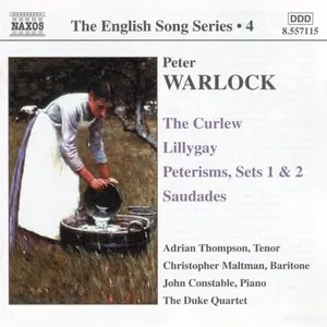 Pochette de The English Song Series, Volume 4: The Curlew / Lillygay / Peterisms, Sets 1 & 2 / Saudades de The Duke Quartet - Christopher Maltman - Peter Warlock