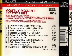 Pochette Mostly Mozart