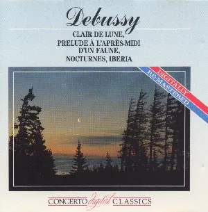 Pochette de Clair de lune / Prélude à l’après‐midi d’un faune / Nocturnes / Iberia de Claude Debussy