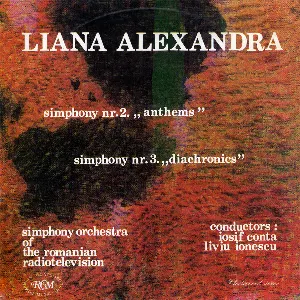 Pochette de Symphony Nr. 2. „Anthems” / Symphony Nr. 3. „Diachronics” de Orchestra Națională Radio