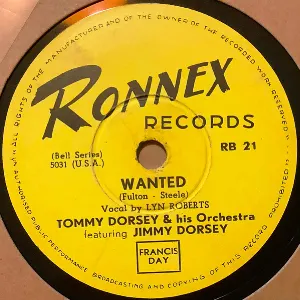 Pochette de Wanted / I Speak to the Stars de Tommy Dorsey and His Orchestra