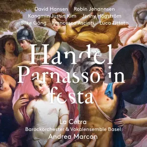 Pochette de Handel: Parnasso in Festa de La Cetra Barockorchester Basel - Andrea Marcon - David Hansen