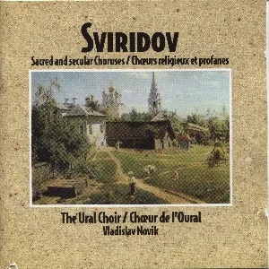 Pochette de Sacred and secular Choruses de Georgy Sviridov