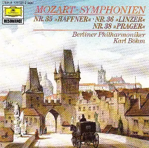 Pochette Symphonien Nr. 35 »Haffner« · Nr. 36 »Linzer« · Nr. 38 »Prager«