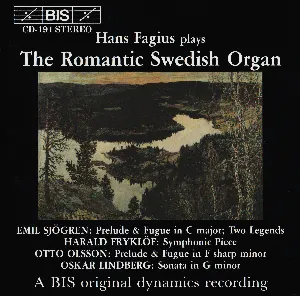 Pochette de Hans Fagius plays The Romantic Swedish Organ de Hans Fagius