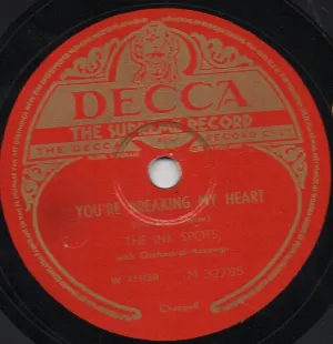 Pochette de You're Breaking My Heart / Echoes de The Ink Spots