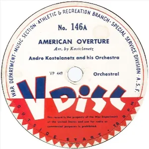 Pochette de American Overture / Over the Rainbow de André Kostelanetz and His Orchestra