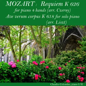 Pochette Requiem, K. 626 for piano 4 hands (arr. Czerny) / Ave Verum Corpus, K. 618 for solo piano (arr. Liszt)