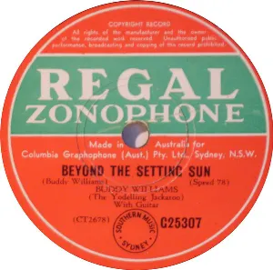 Pochette de Beyond the Setting Sun / I’m Gonna Tear Down the Mailbox de Buddy Williams