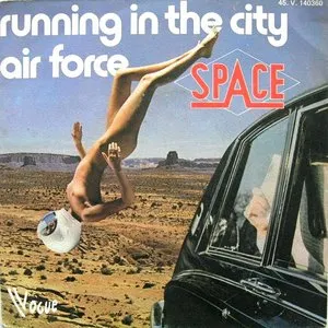 Pochette de Running in the City / Air Force de Space