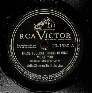 Pochette de These Foolish Things Remind Me of You / Time on My Hands de Artie Shaw and His Orchestra