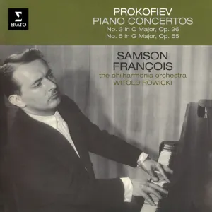 Pochette de Piano Concertos: no. 3 in C major, op. 26 / no. 5 in G major, op. 55 de Sergei Prokofiev - Philharmonia Orchestra - Samson François - Witold Rowicki