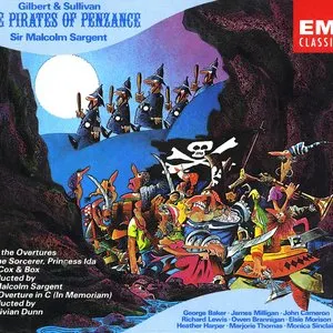 Pochette de Pirates of Penzance de Arthur Sullivan - W.S. Gilbert
