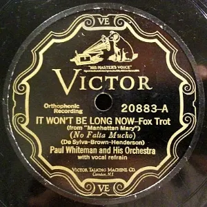 Pochette de It Won’t Be Long Now / Five‐Step de Paul Whiteman and His Orchestra