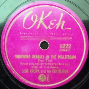 Pochette de Throwing Pebbles in the Millstream / Green Eyes de Gene Krupa and His Orchestra