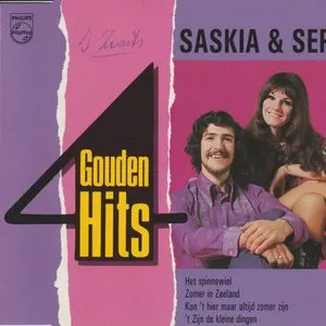 Pochette de 4 gouden hits de Saskia & Serge