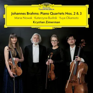 Pochette de Piano Quartets nos. 2 & 3 de Krystian Zimerman - Johannes Brahms