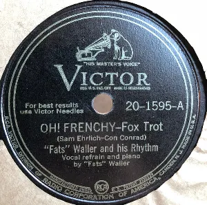 Pochette de Oh! Frenchy / It's a Sin to Tell a Lie de Fats Waller and His Rhythm