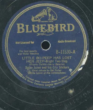 Pochette de Little Bo‐Peep Has Lost Her Jeep / Pass the Biscuits, Mirandy de Spike Jones and His City Slickers