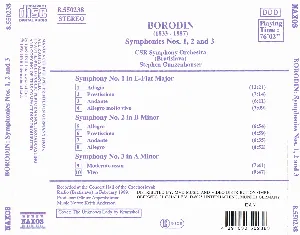 Pochette Symphonies Nos. 1, 2 and 3
