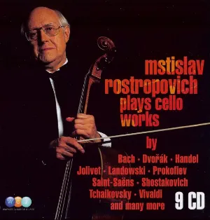 Pochette Mstislav Rostropovich Plays Cello Works