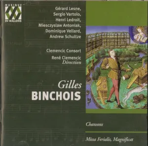 Pochette de Chansons - Missa Ferialis, Magnificat de Clemencic Consort - Gilles Binchois - René Clemencic