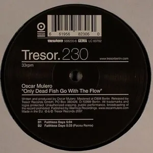 Pochette de Only Dead Fish Go With the Flow de Oscar Mulero