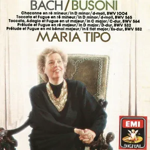 Pochette de Bach / Busoni de Johann Sebastian Bach - Maria Tipo - Ferruccio Busoni