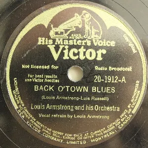 Pochette de Back O'Town Blues / Linger in My Arms a Little Longer, Baby de Louis Armstrong & His Orchestra