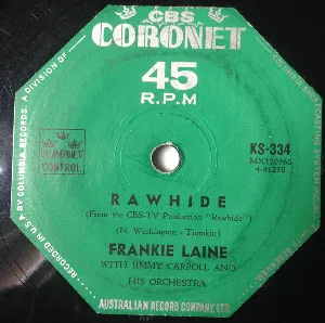 Pochette de Rawhide / A Cottage for Sale de Frankie Laine