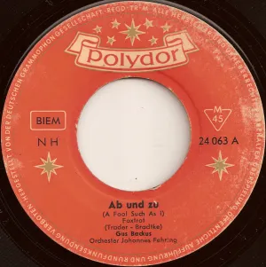 Pochette de Ab und zu de Gus Backus