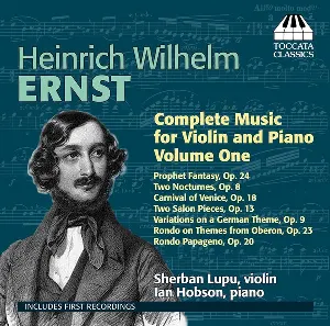 Pochette de Complete Music For Violin And Piano Volume One de Ian Hobson - Heinrich Wilhelm Ernst