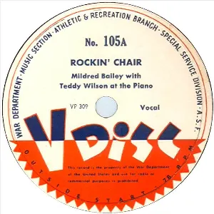 Pochette de Rockin’ Chair / Sunday, Monday or Always de Teddy Wilson - Mildred Bailey