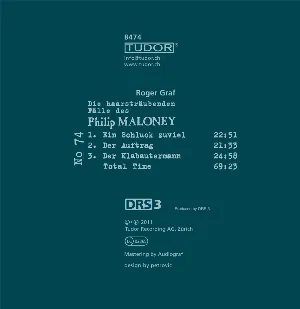 Pochette de Die haarsträubenden Fälle des Philip Maloney, N° 74 de Roger Graf