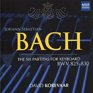 Pochette Six Partitas for Harpsichord, BWV 825–830